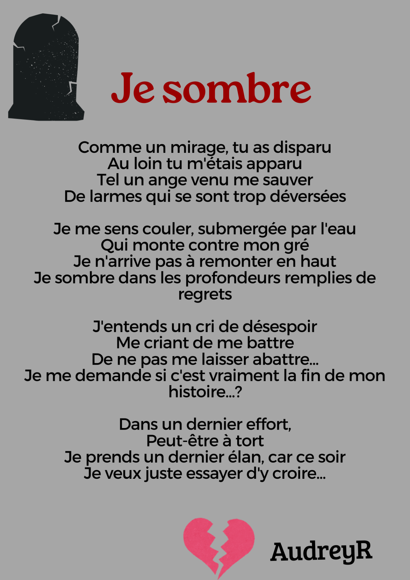 Je sombre