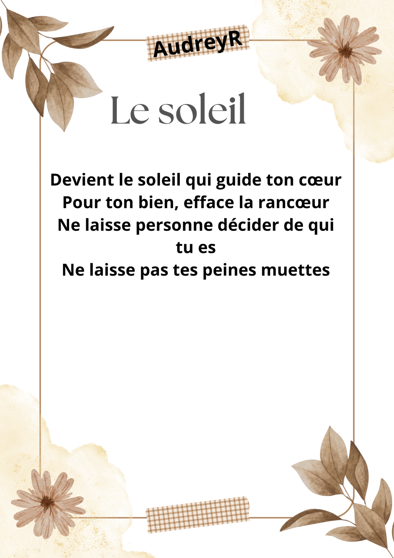 Le soleil