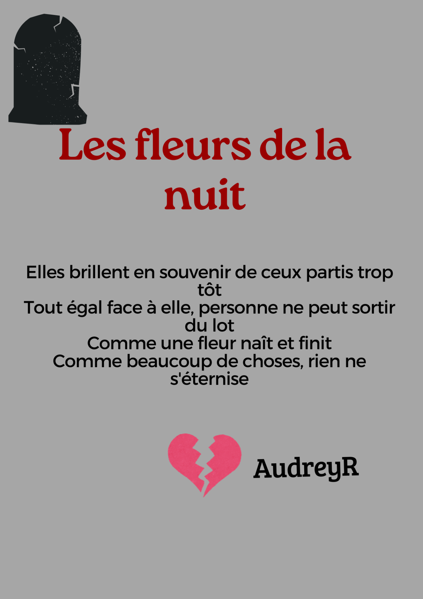 Les fleurs de la nuit