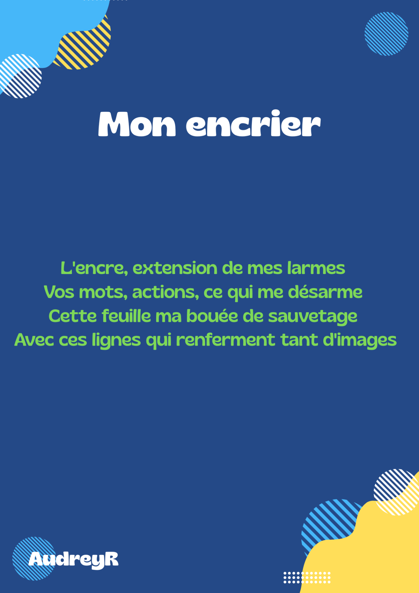 Mon encrier