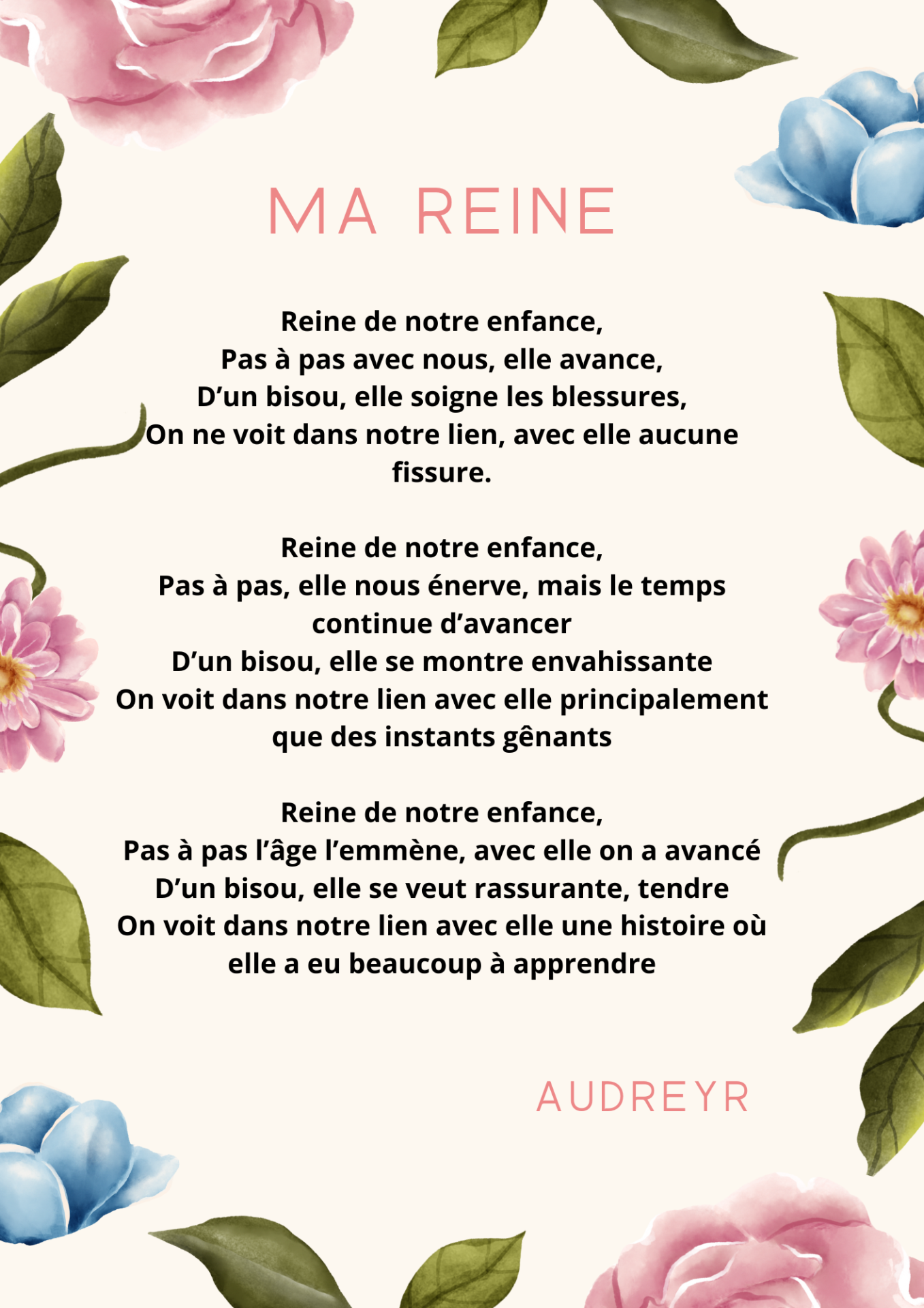 Ma reine