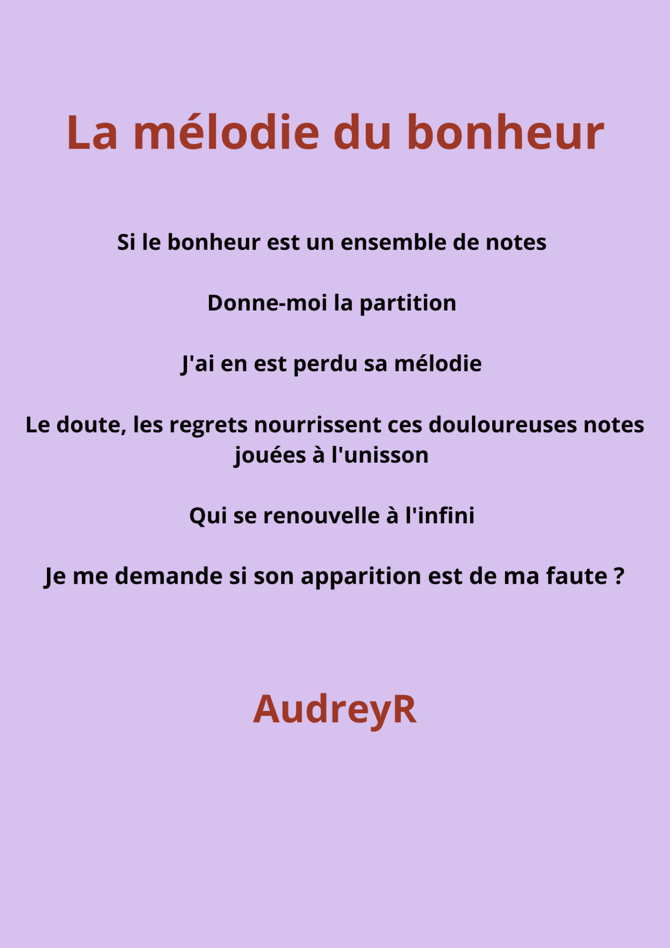 Les mélodies du bonheur